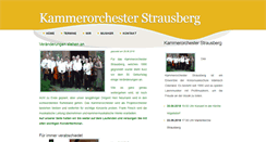 Desktop Screenshot of kammerorchester-strausberg.de